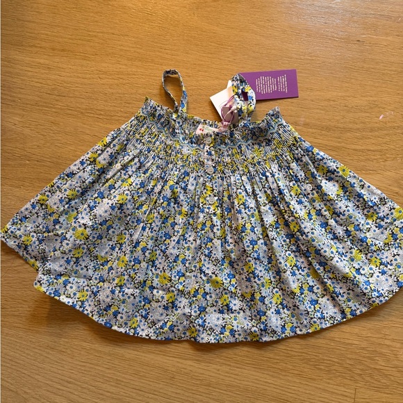 Bonpoint Floral Camisole - Blue and Yellow - Picture 4 of 5